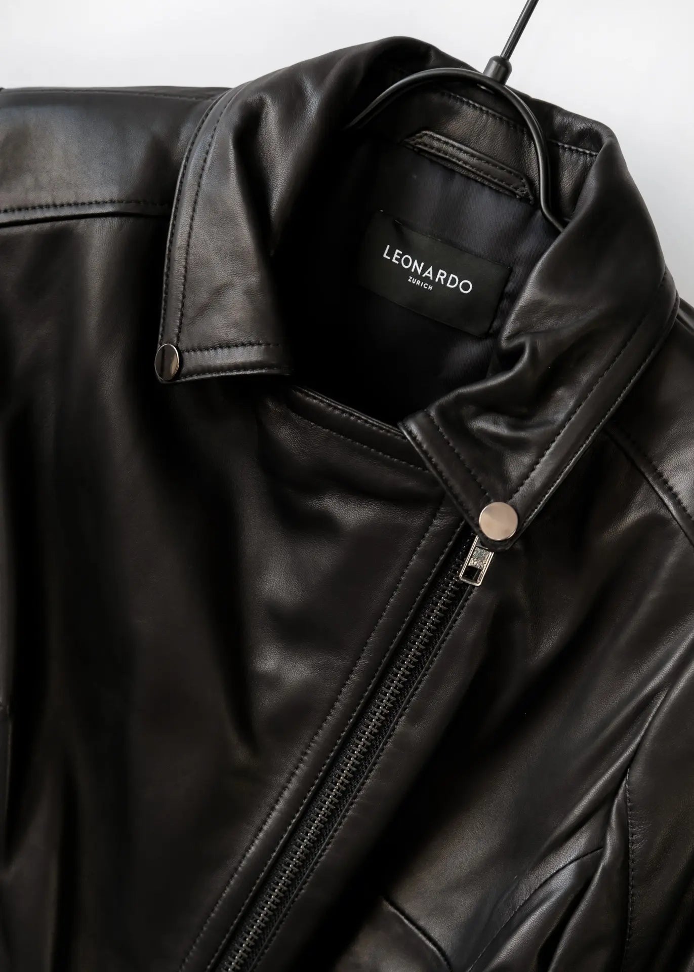 Biker leather jacket