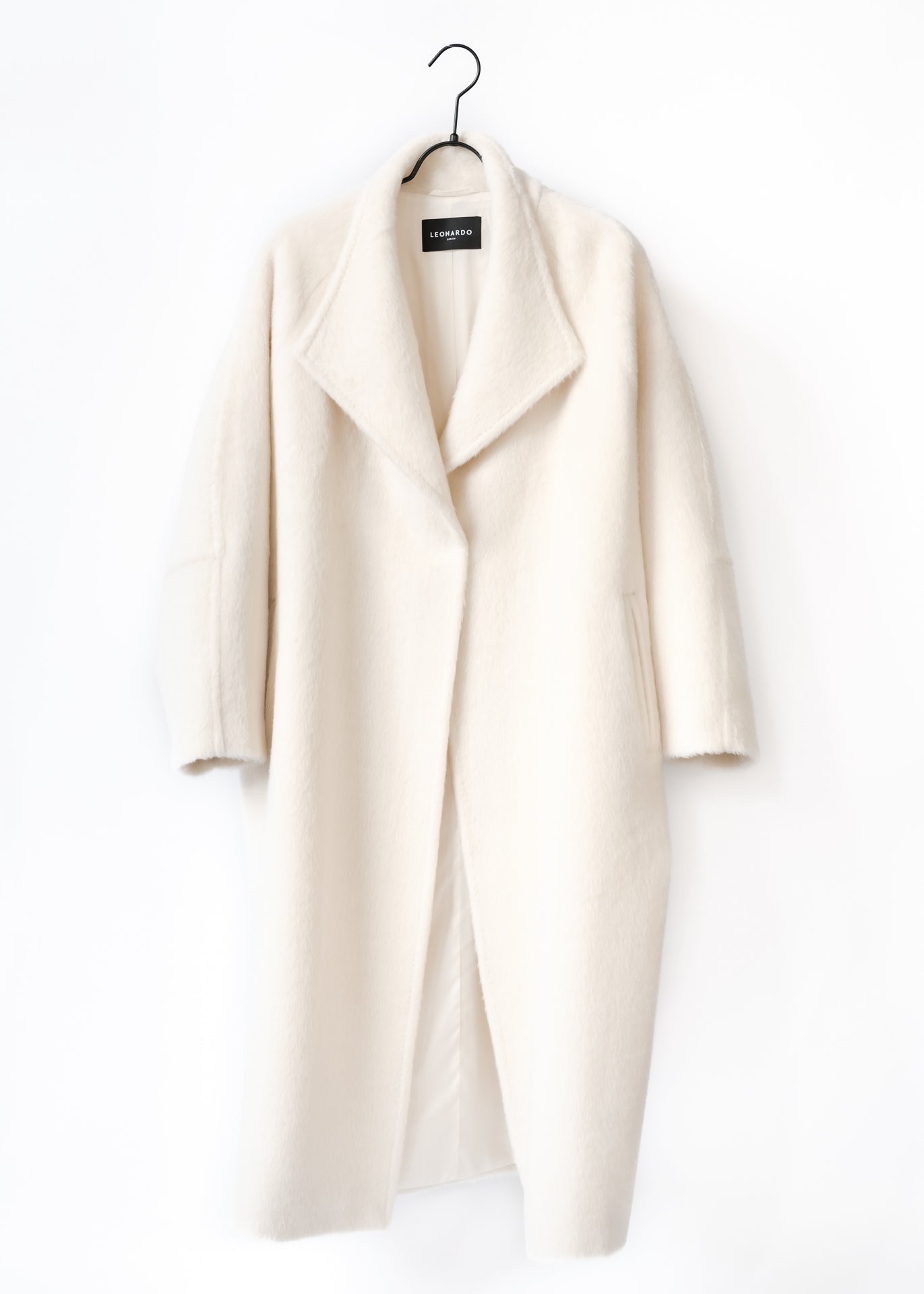 Oversized alpaca wool coat