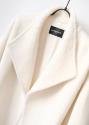 Oversized alpaca wool coat