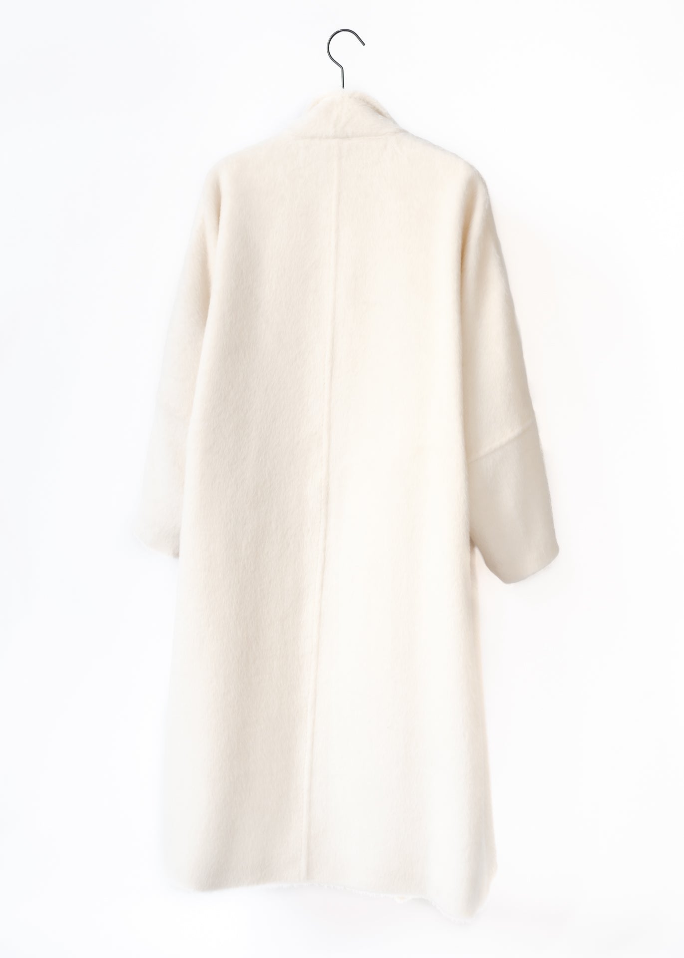 Oversized alpaca wool coat