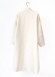 Oversized alpaca wool coat