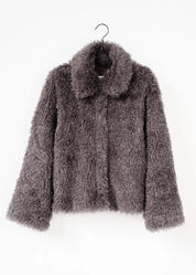 Curly Faux Fur Jacket