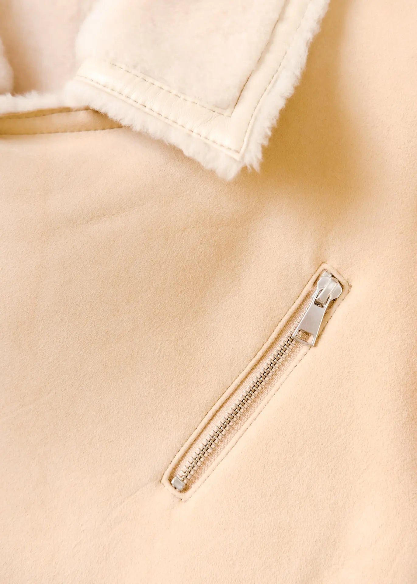 Suede lambskin jacket