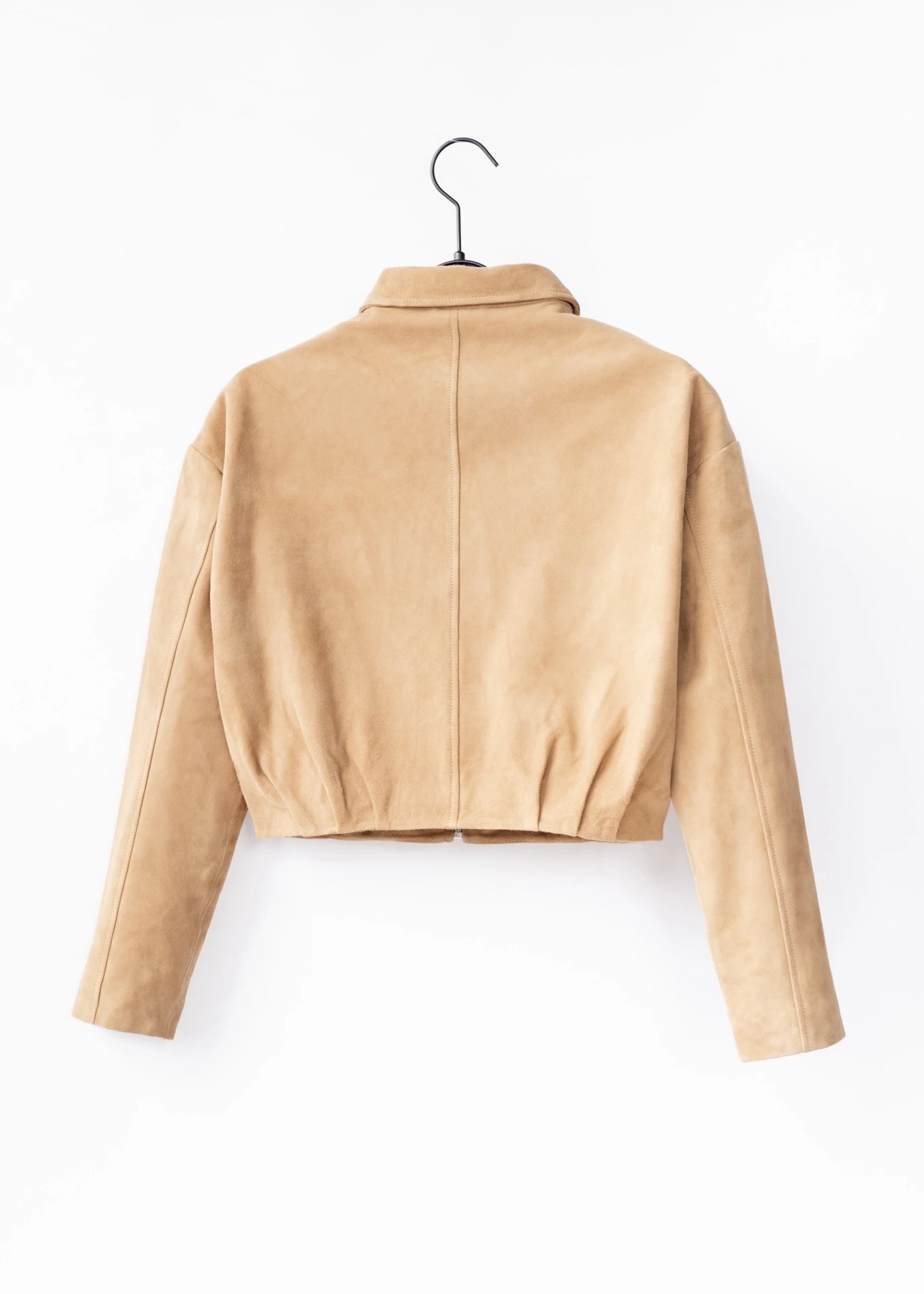 Cropped Wildlederjacke