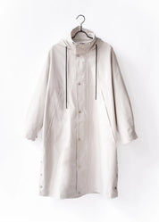 Modern raincoat with hood