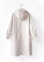 Modern raincoat with hood