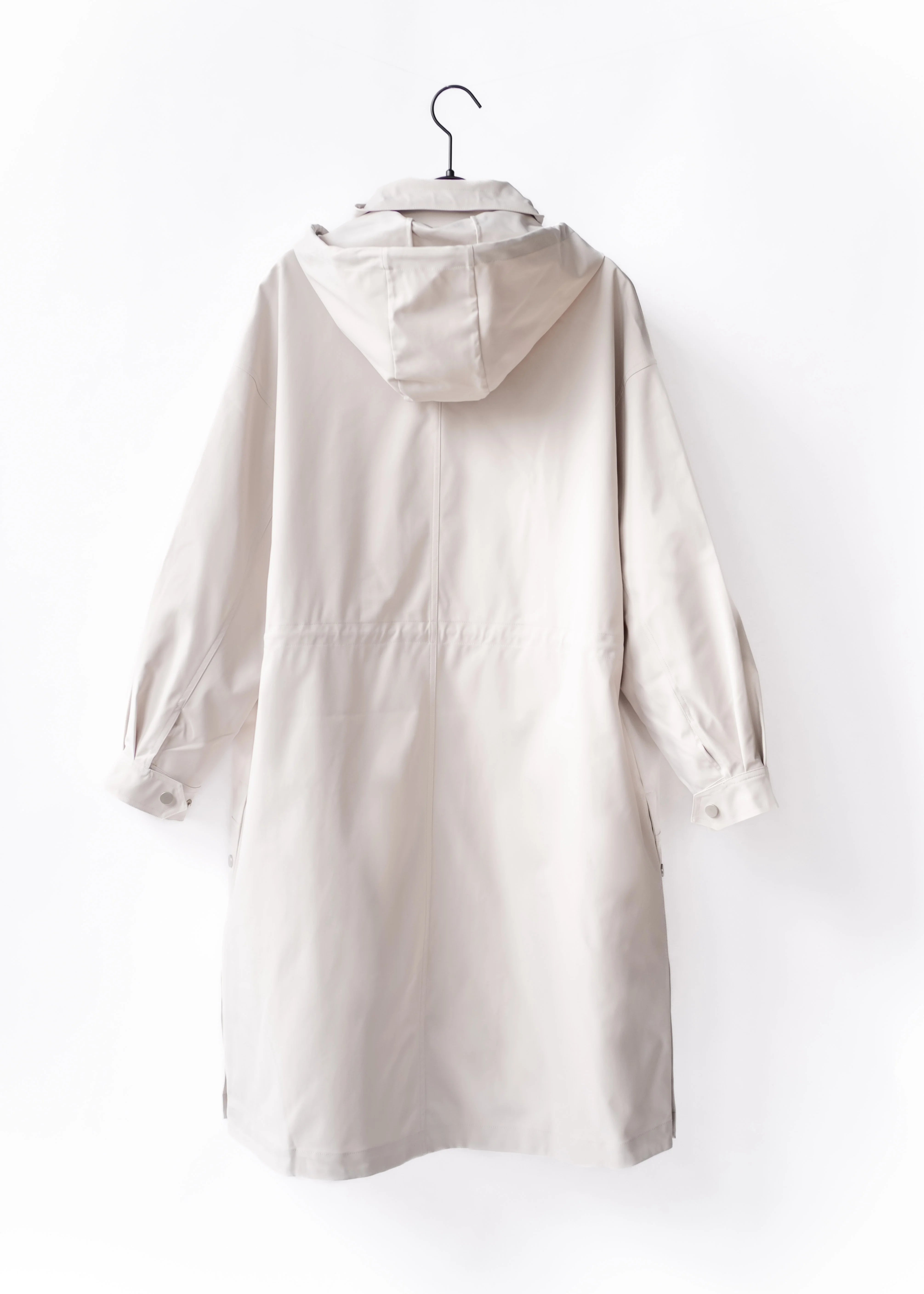 Modern raincoat with hood