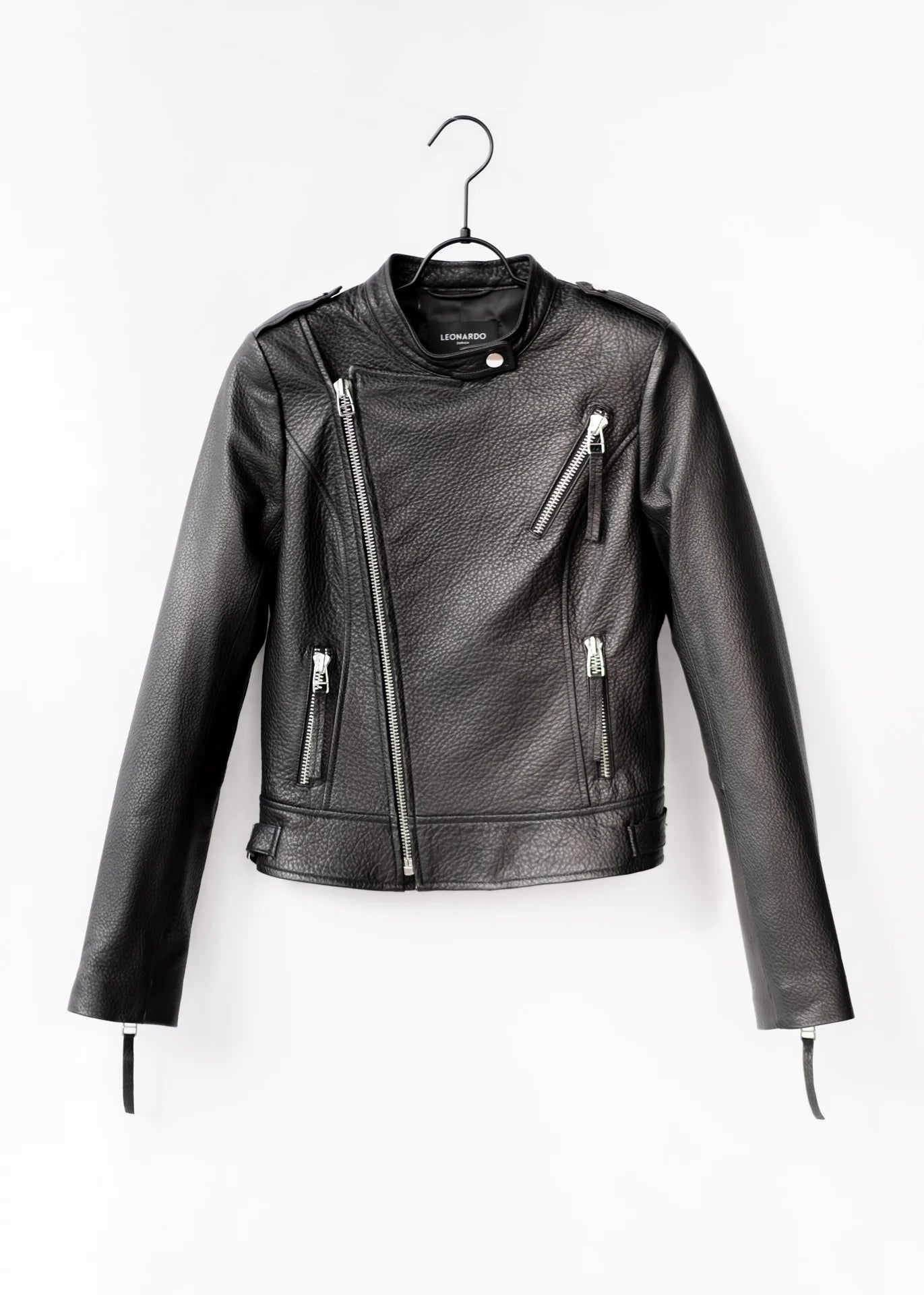 Biker leather jacket