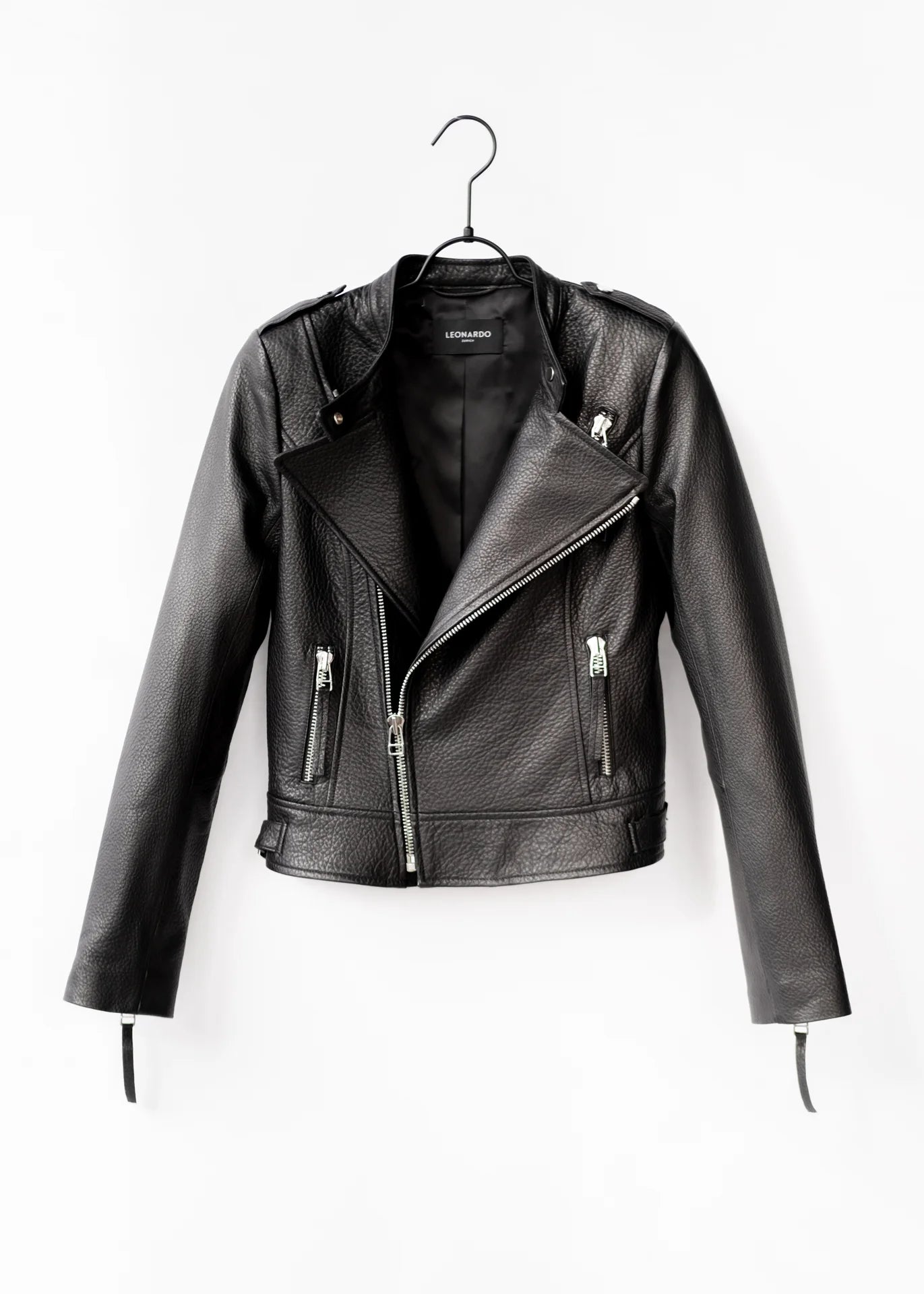 Biker leather jacket