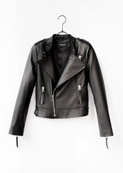 Biker leather jacket