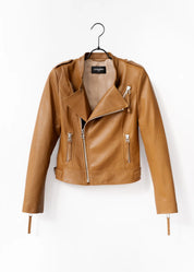 Biker leather jacket