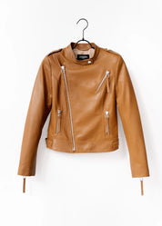 Biker leather jacket