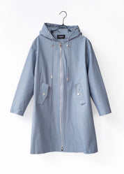 Light coat with hood