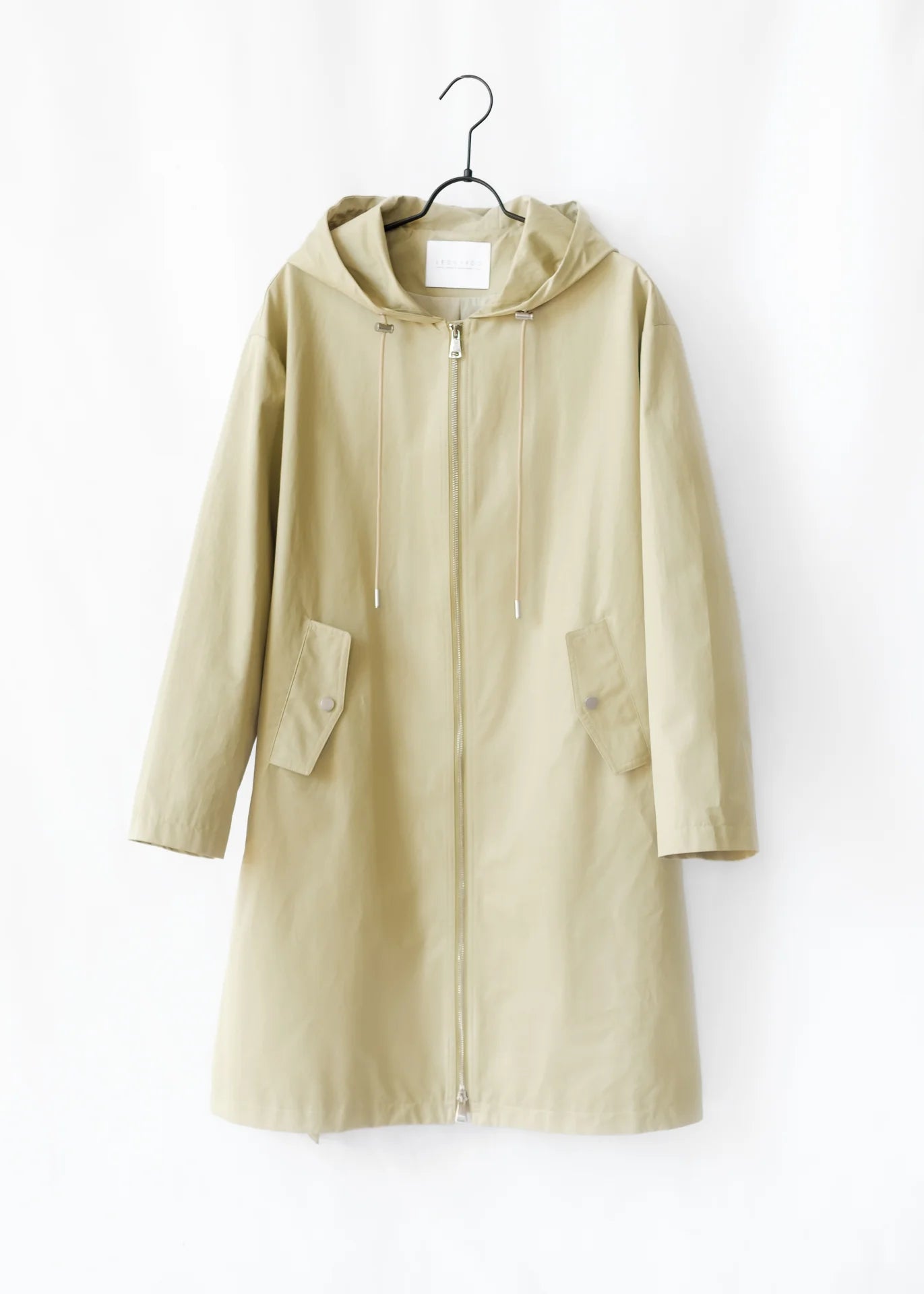 Lightweight coat with hood