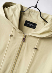 Lightweight coat with hood