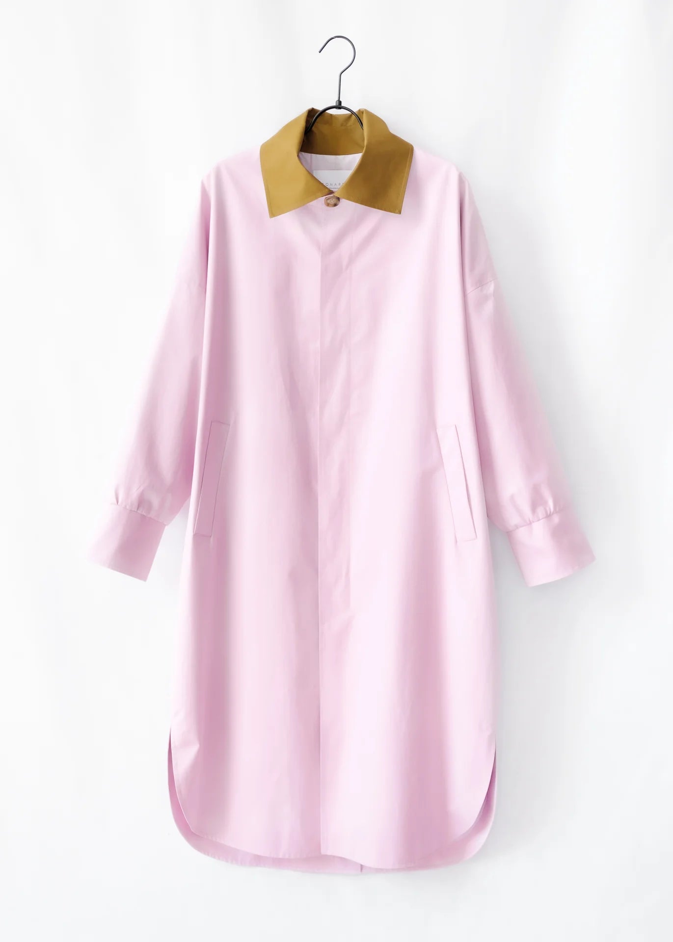 Oversized coat with collar