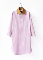 Oversized coat with collar