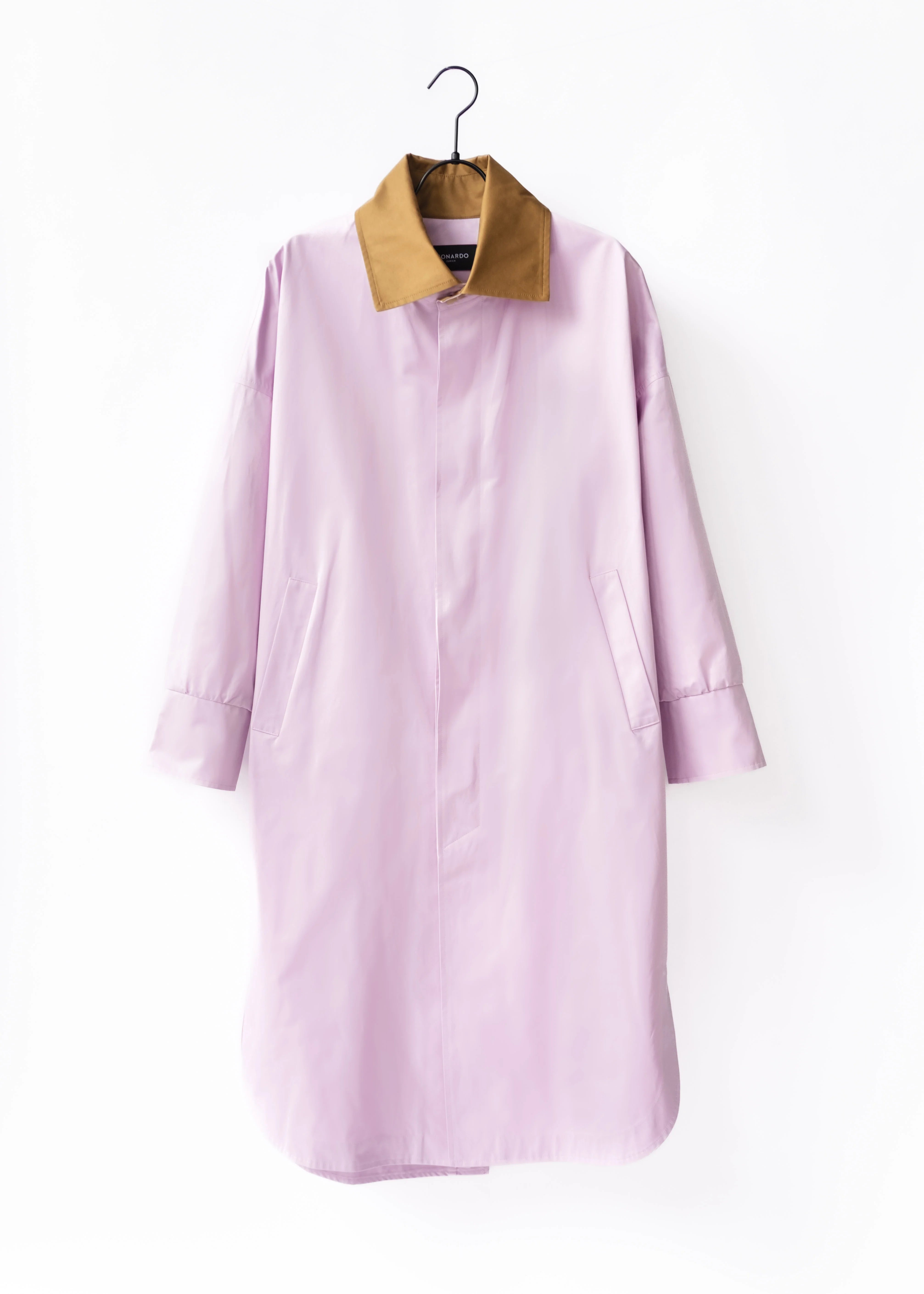 Oversized coat with collar