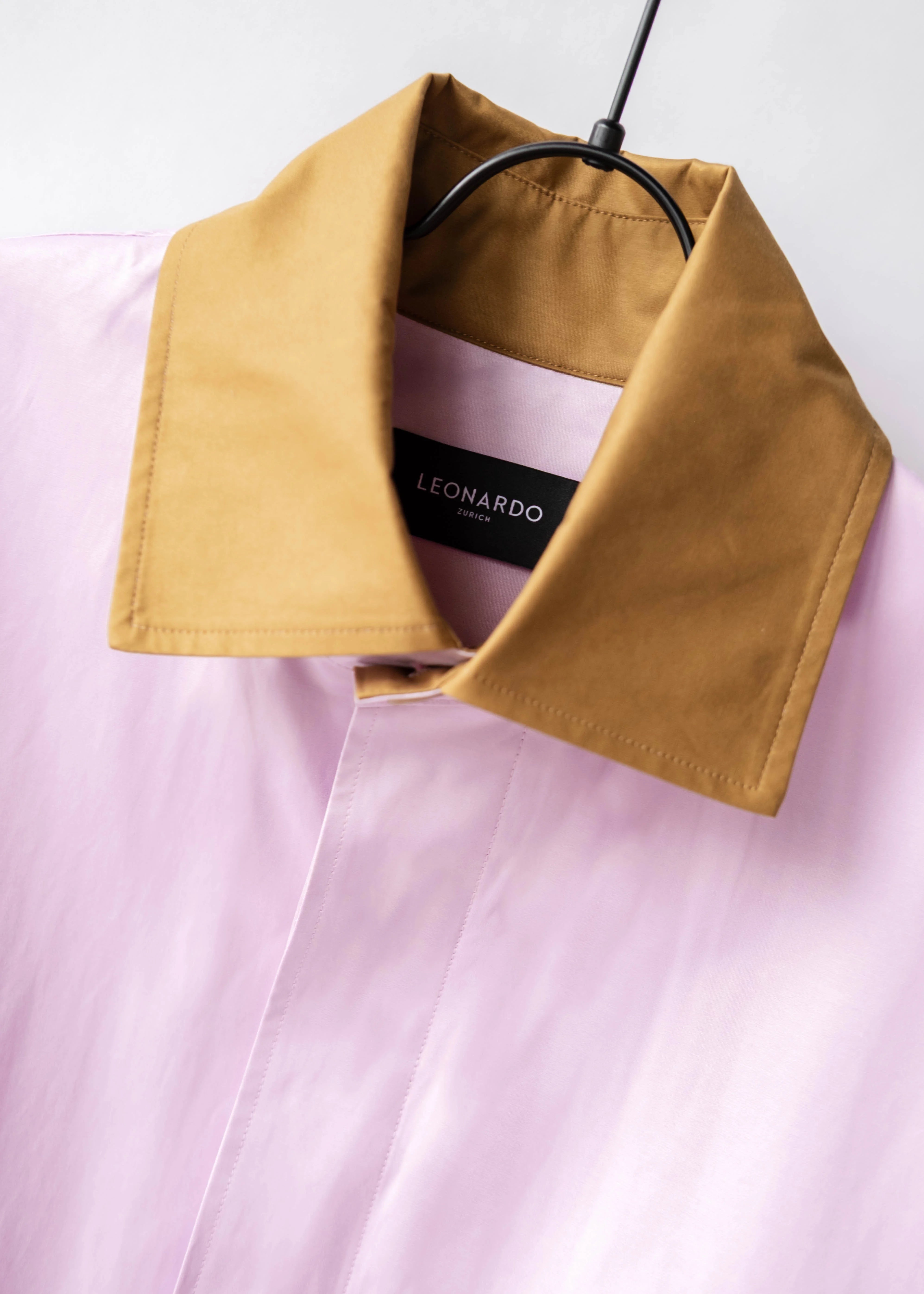 Oversized coat with collar