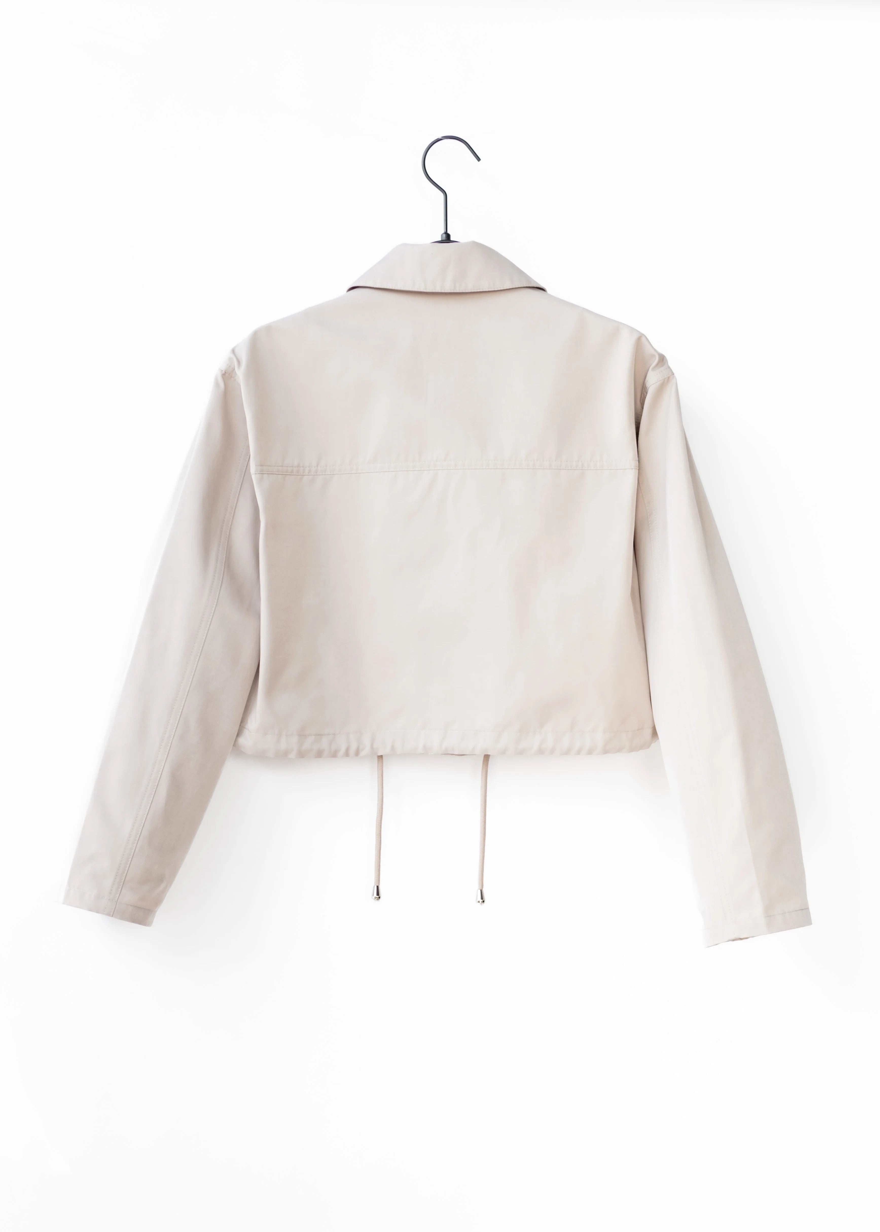 Cropped utility jacket