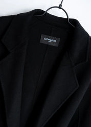 Wollmantel mit Bindegürtel