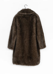 Long Faux Fur Coat