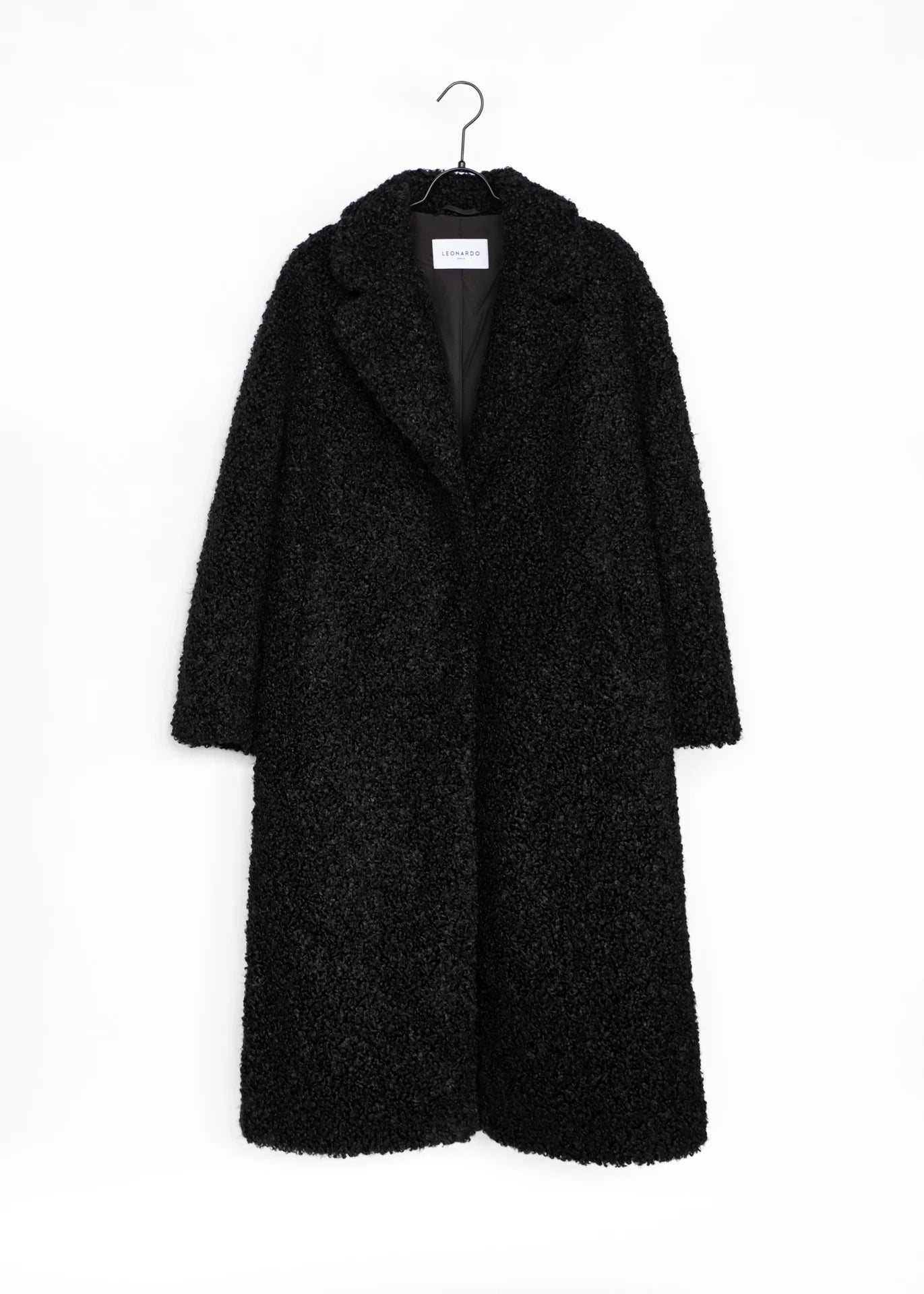 Long Curly Faux Fur Coat