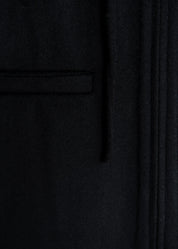 Wollmantel mit Kapuze