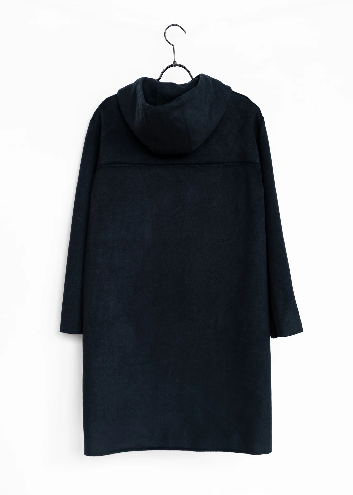 Wollmantel mit Kapuze