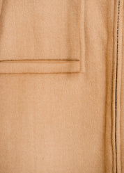 Wollmantel mit Kapuze