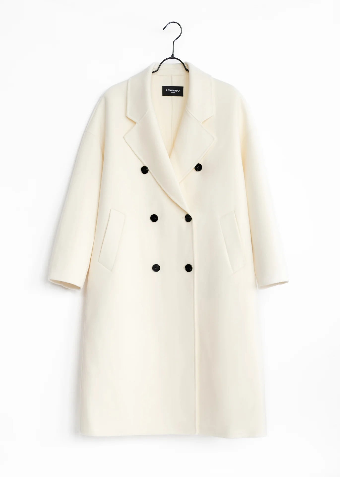 Oversized Wollmantel mit Zweireiher