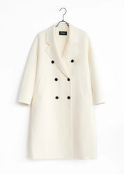 Oversized Wollmantel mit Zweireiher