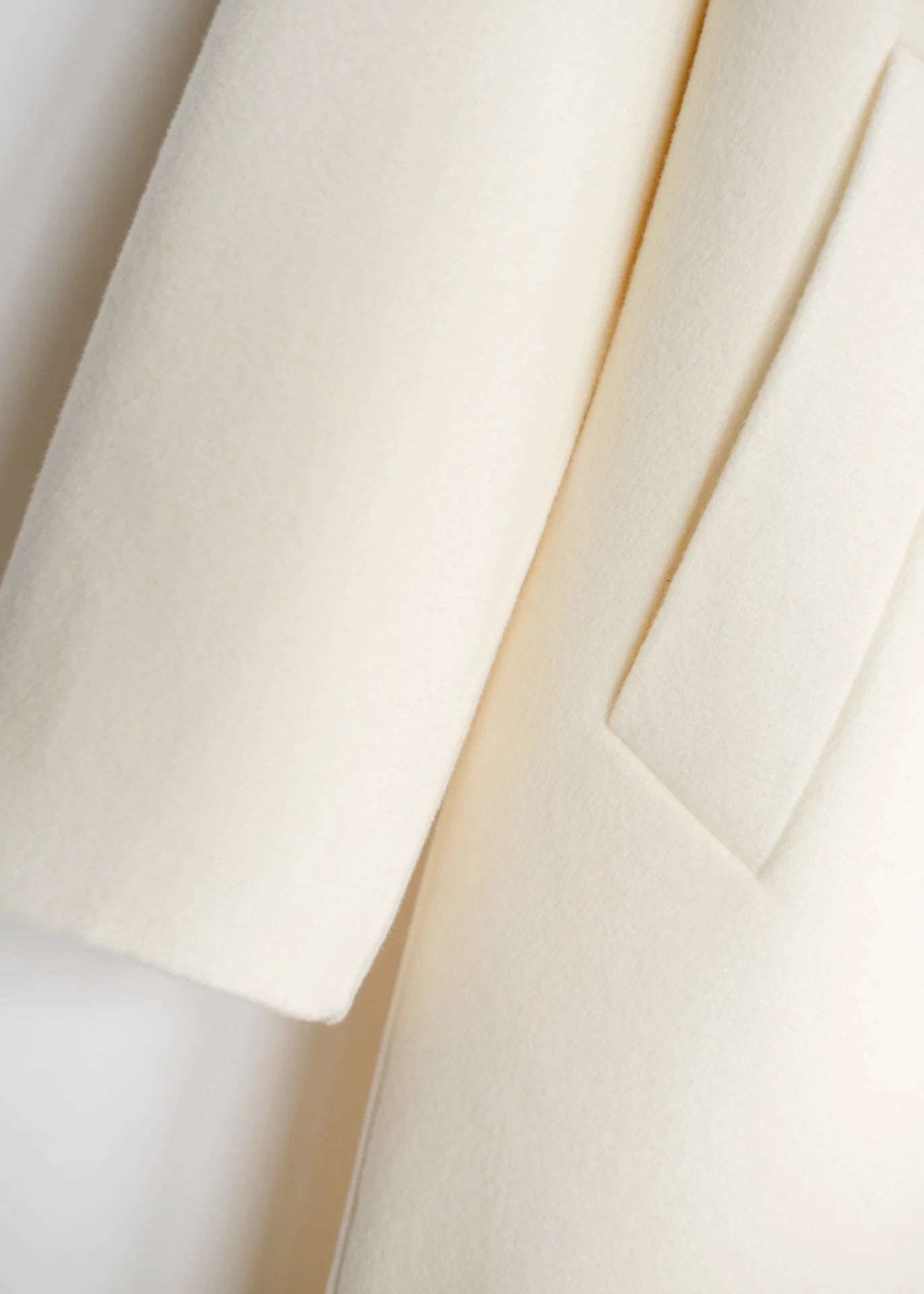 Oversized Wollmantel mit Zweireiher