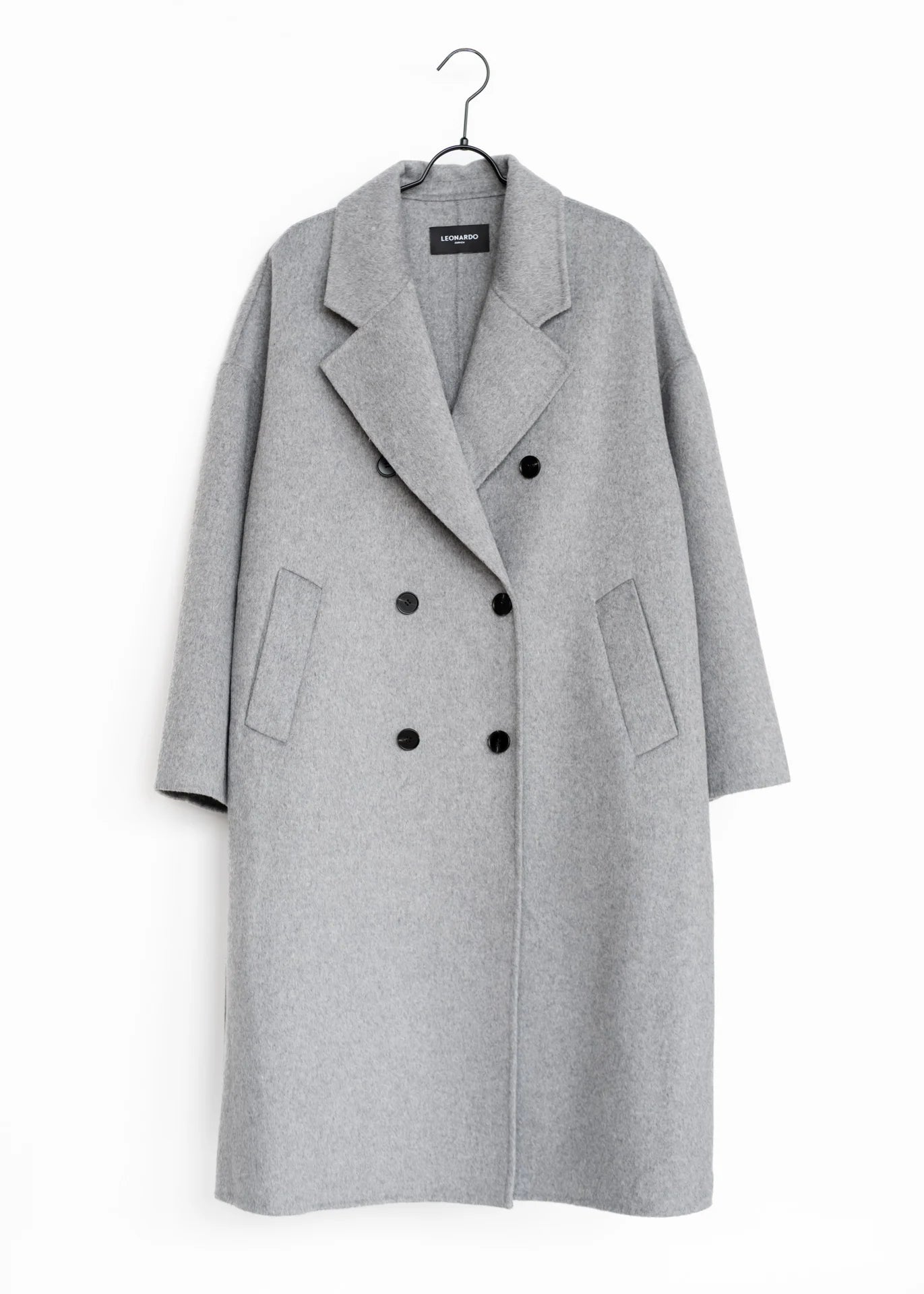 Oversized Wollmantel mit Zweireiher