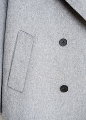 Oversized Wollmantel mit Zweireiher