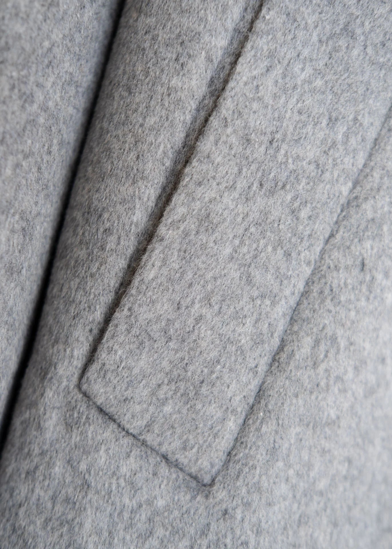 Oversized Wollmantel mit Zweireiher