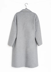 Oversized Wollmantel mit Zweireiher