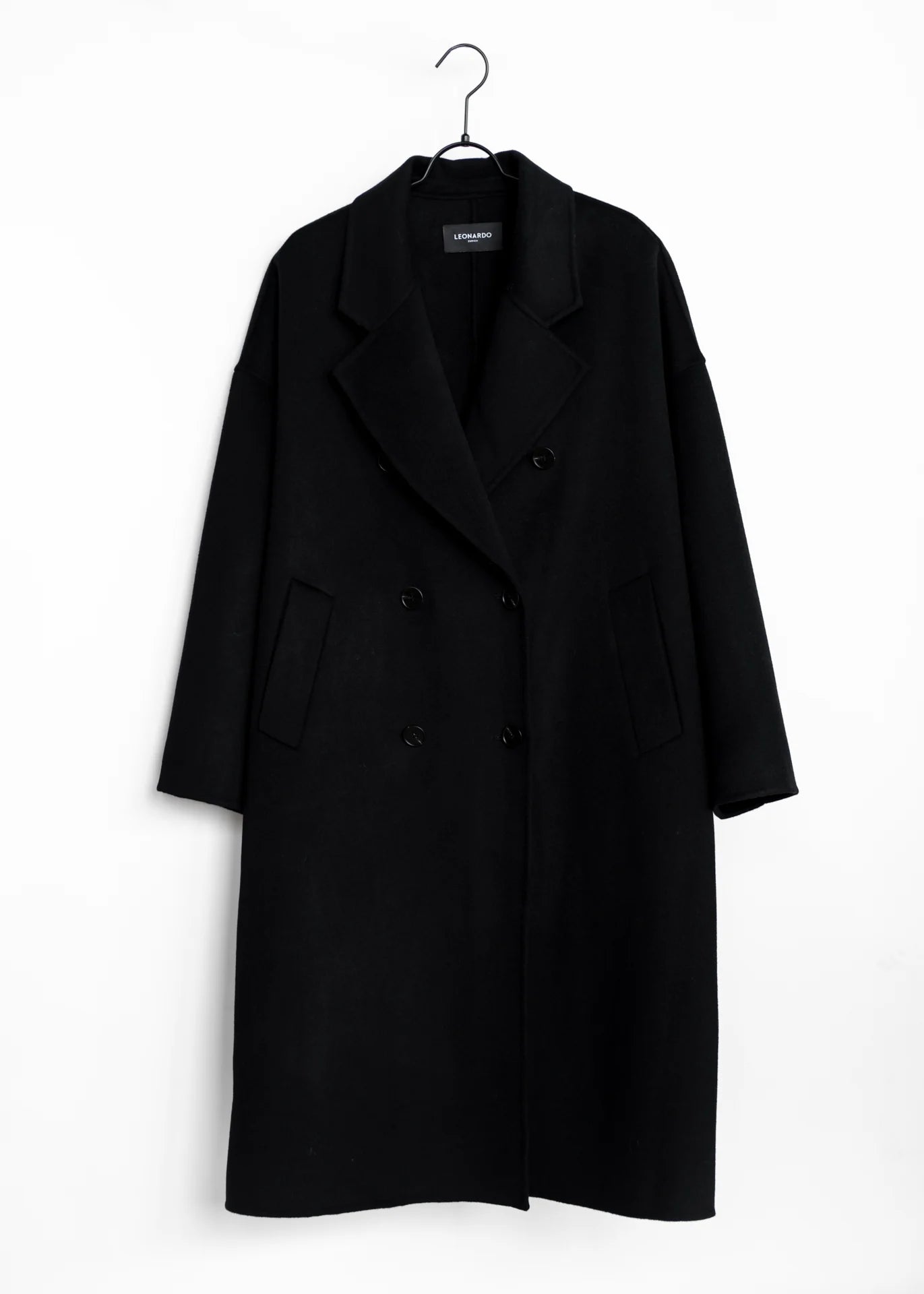 Oversized Wollmantel mit Zweireiher