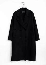 Oversized Wollmantel mit Zweireiher