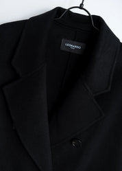 Oversized Wollmantel mit Zweireiher