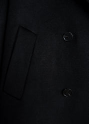 Oversized Wollmantel mit Zweireiher