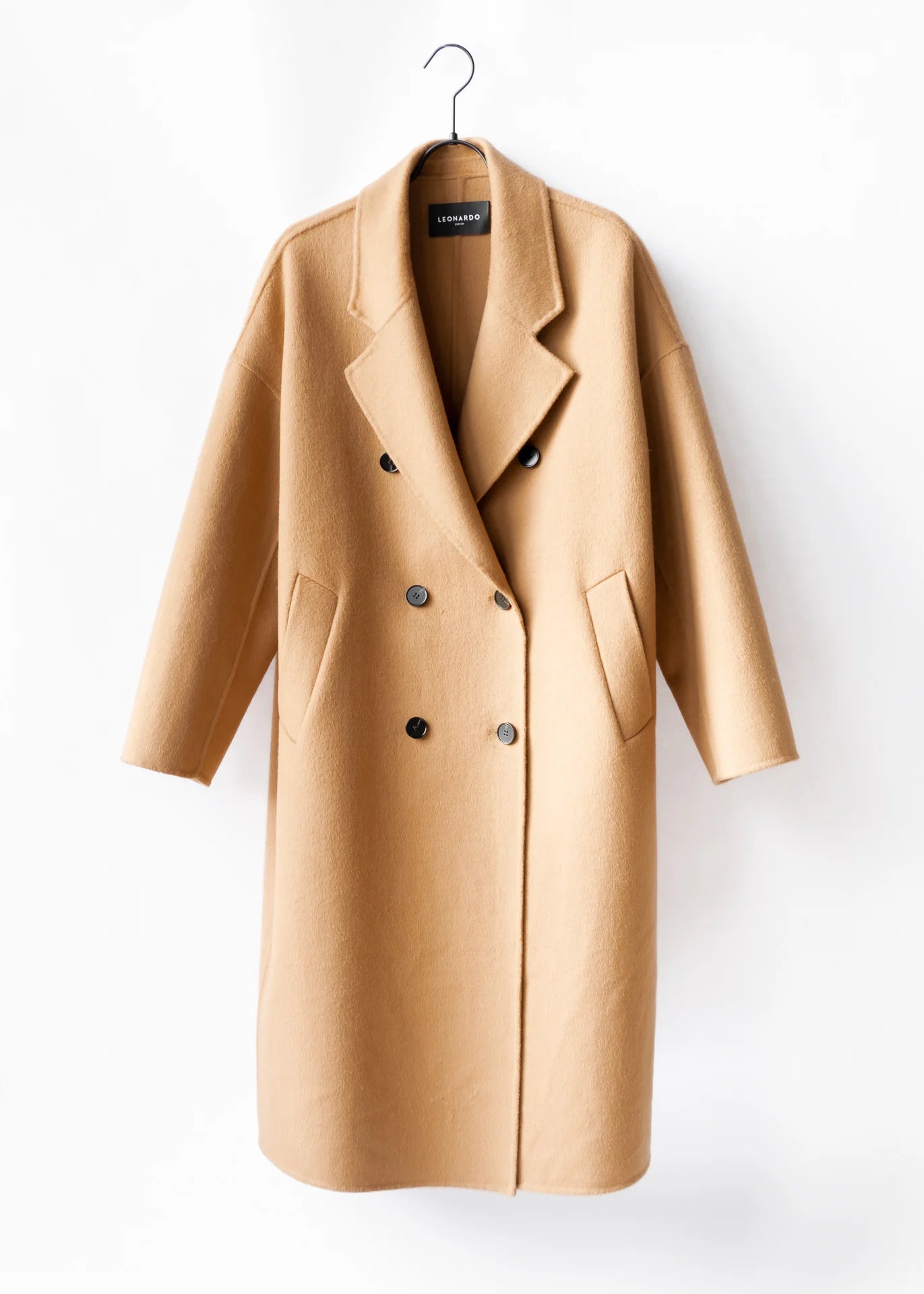 Oversized Wollmantel mit Zweireiher