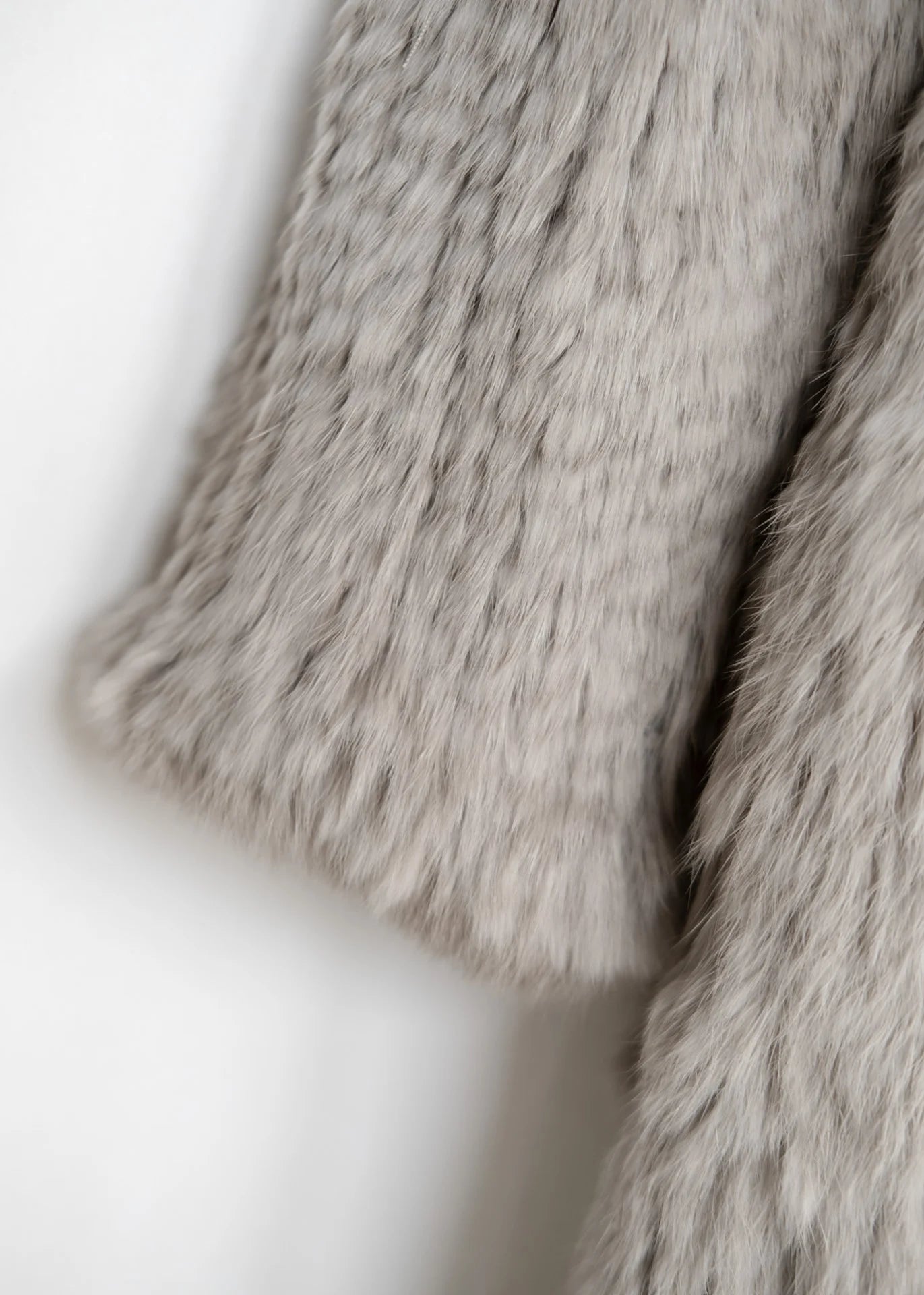 Mantel aus Kaninchenfell