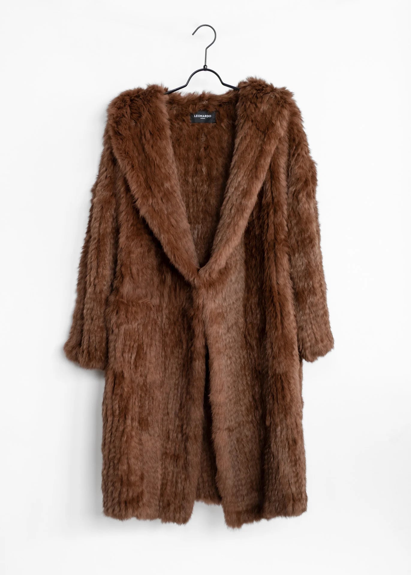 Mantel aus Kaninchenfell