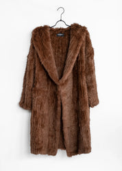 Mantel aus Kaninchenfell