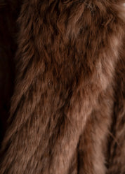 Mantel aus Kaninchenfell