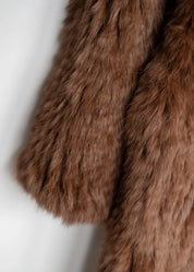 Mantel aus Kaninchenfell