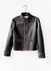 Vintage Lederjacke