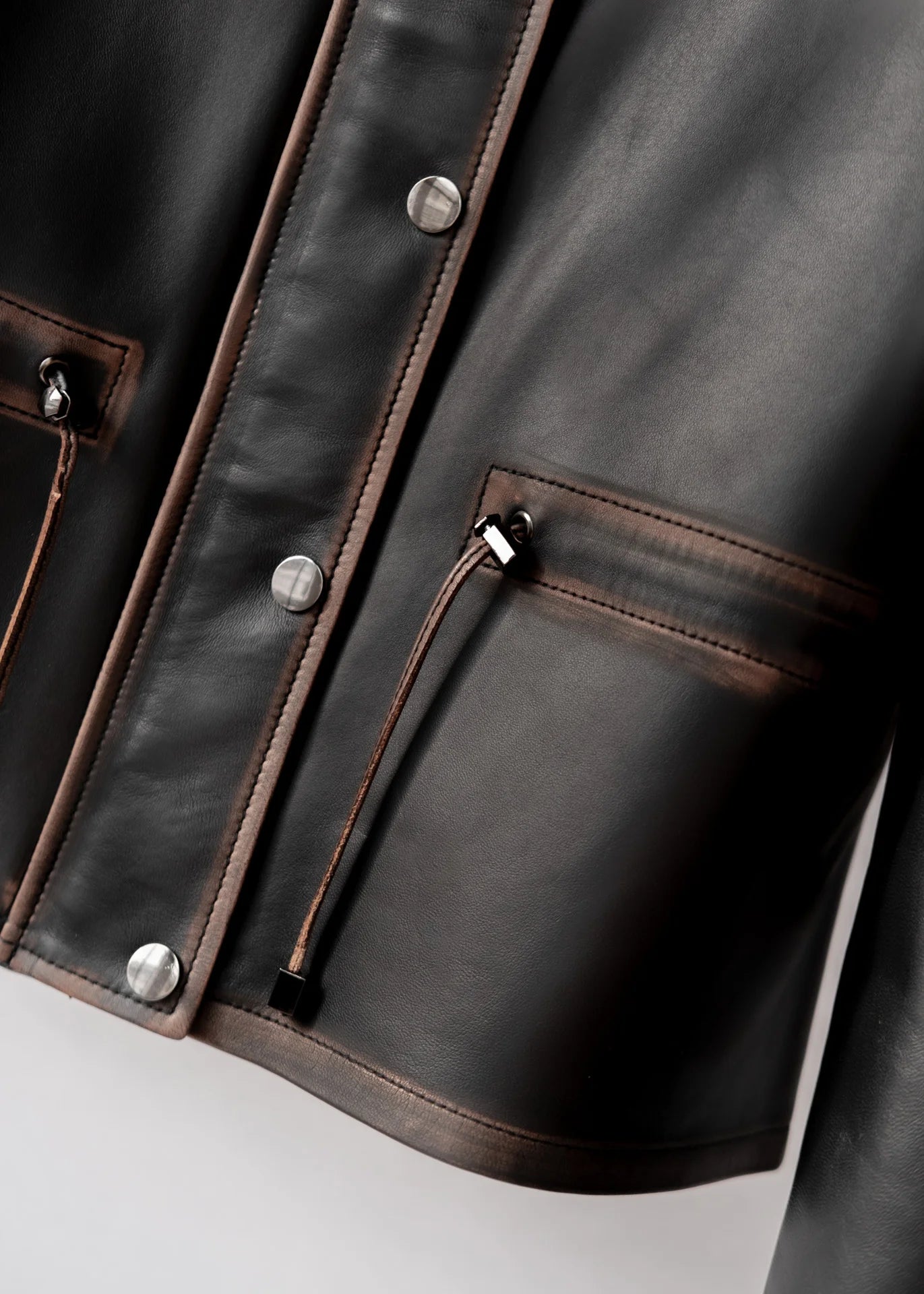 Vintage Lederjacke