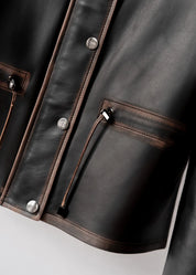 Vintage Lederjacke